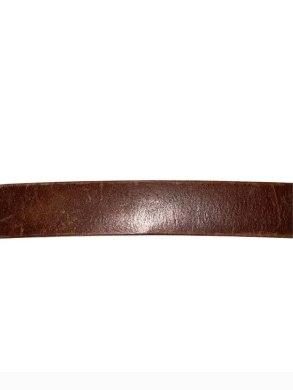 Cognac genuine leather‎ weathered western chic grommet belt  Small (30-32)
